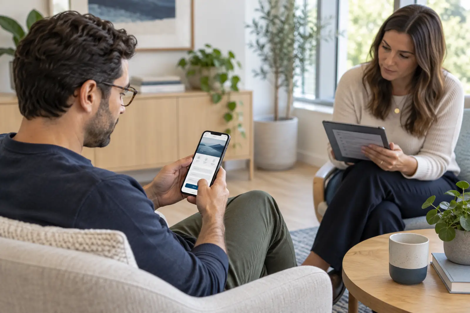Mobile usability researcher evaluating website navigation, readability, and contact actions.